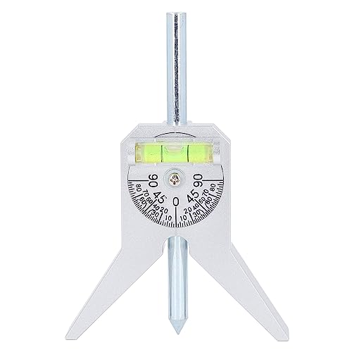 Sicherheits-Rohrmarkierungs-Zentrierwerkzeug, Edelstahl Standard 4 Zoll Y-Kopf Zentrierkopfwerkzeug mit Sechskantschlüssel und einstellbarem Skalenblasen-Winkelmesser von Asixxsix