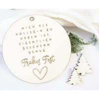 Geschenke Für Team Kollegen Wg Mitbewohner Weihnachten Mitbringsel Weihnachtskugel Personalisiert Kleine Weihnachtsgeschenke Mitarbeiter von AskadaDesign