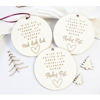 Weihnachtsgeschenk Freundin Freund Tante Schwester Bruder Mama Tochter Kollegin Holzplättchen Besondere Menschen Geschenk Geschenkanhänger von AskadaDesign