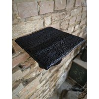 Sehr Rustikales Kleines Regal Aus Gekohltem Holz. Yakisugi von AskaniWoodworking