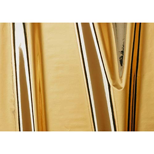 DecoMeister Klebefolien in Gold-Optik Goldblechlfolien Deko-Folien Goldfolie Selbstklebefolie Möbelfolie Selbstklebend 45x150 cm Blechfolie Gold Metallic Hochglanz von DecoMeister