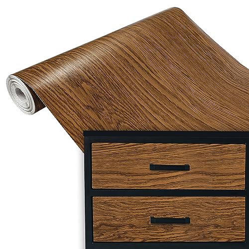 Klebefolie Möbel 67,5x100 cm | Selbstklebende Möbelfolie in Holzoptik - wasserfest und zuschneidbar | Folie für Möbel ideal zum Renovieren von Schränken, Türen und Arbeitsplatten | Eiche Wildwuchs von DecoMeister