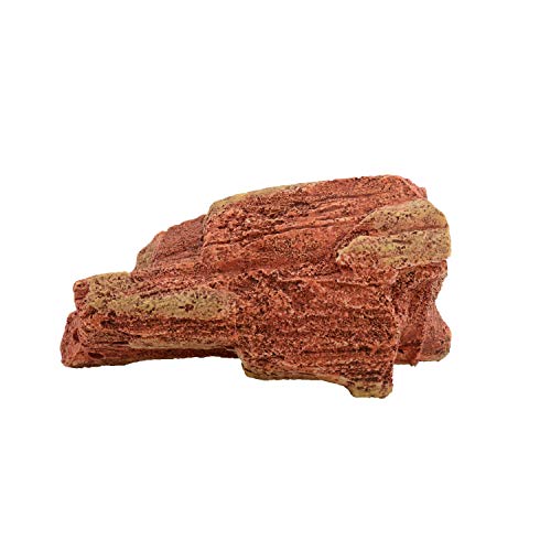 Askoll 281217 Ornament Stone RED S 9.1X5.5X4.3 von Askoll