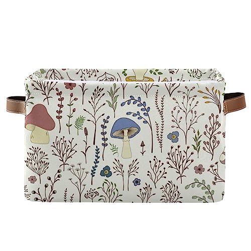 Aslsiy Aufbewahrungskorb für Pilzpflanzen, faltbar, für Süßigkeiten, Kleider-Organizer, Wäschekorb mit Griffen, für Zuhause, Schrank, Spielzeug, Decken, 1 Stück Aslsiy Aufbewahrungskorb für Pilzpflanzen, faltbar, für Süßigkeiten, Kleider-Organizer, Wäschekorb mit Griffen, für Zuhause, Schrank, Spielzeug, Decken, 1 Stück von Aslsiy