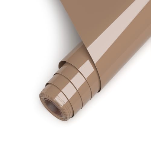 Asoway Plotterfolie Textil Dunkel Khaki Vinylfolie Plotter HTV 30.5cm x 457cm, Flexfolie Plotter Textil für DIY Kleidung, Mützen, Hosen, andere Stoffe, Leicht zu schneiden und zu jäten von Asoway