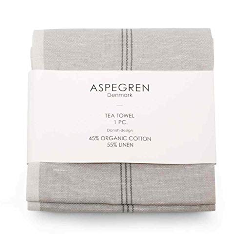 Aspegren Küchentuch Teatowel Pinstripes Silver Gray Aspegren Küchentuch Teatowel Pinstripes Silver Gray von Aspegren