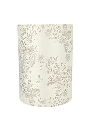 Aspen Creative 31280 Lampenschirm, Zylinderform, 20,3 x 20,3 x 27,9 cm, Weiß von Aspen Creative Corporation