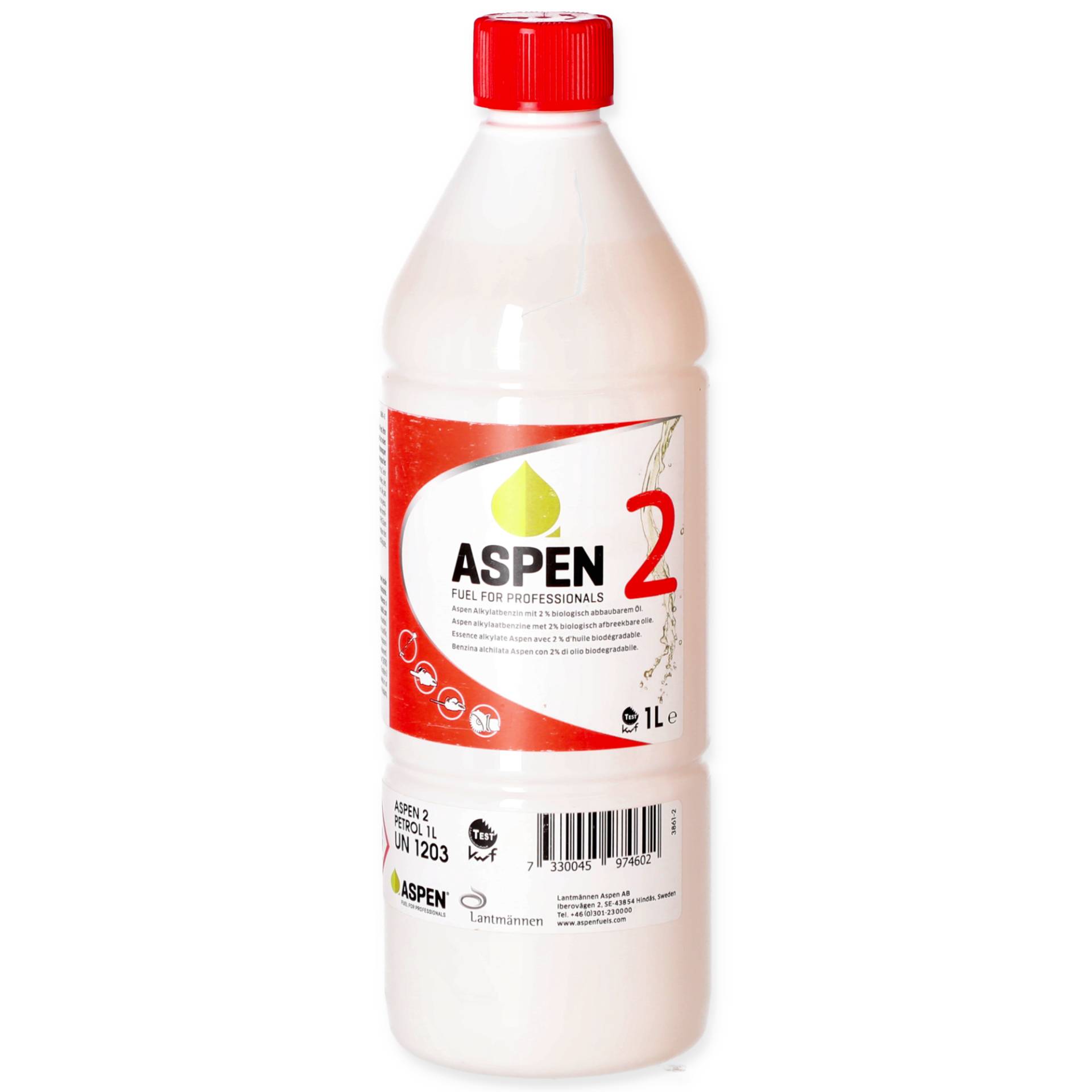 Alkylatbenzin 'Aspen 2' für 2-Takt-Motoren 1 l von Aspen