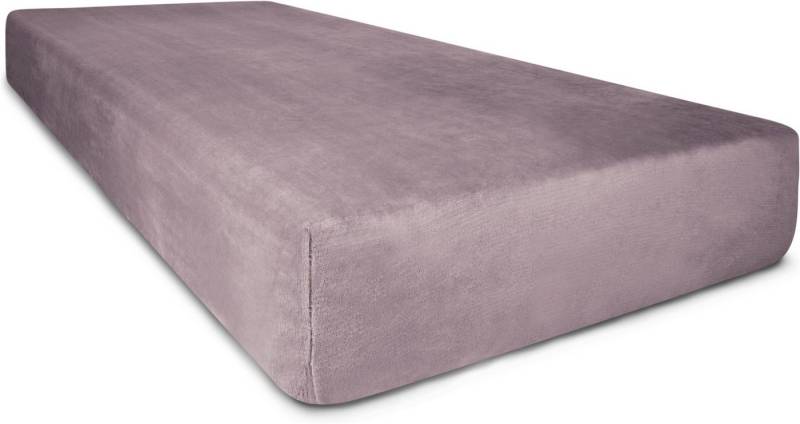 Aspero Bettlaken Flanell-Spannbettlaken PERPIGNAN, Flanell, Gummizug: rundum, Flauschig weich von Aspero