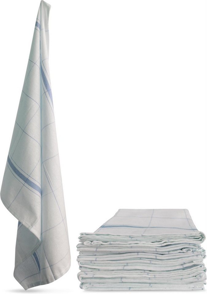 Aspero Geschirrtuch 10 Geschirrtücher Profi Wipe, (10er Pack), Küchentücher aus Baumwolle von Aspero