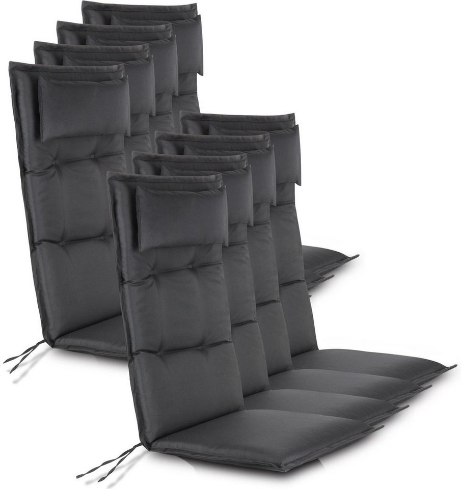 Aspero Hochlehnerauflage, Gepolsterte und wasserdichte Outdoor Auflage Aspero Hochlehnerauflage, Gepolsterte und wasserdichte Outdoor Auflage von Aspero