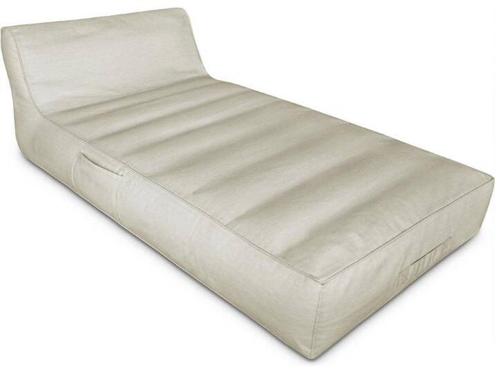 Aspero Luftmatratze Aufblasbare Lounge Liege mit Bezug, (3-St), Luftbett Luftmatratze für Wohnzimmer, Terasse oder Pool, beige, Beige von Aspero