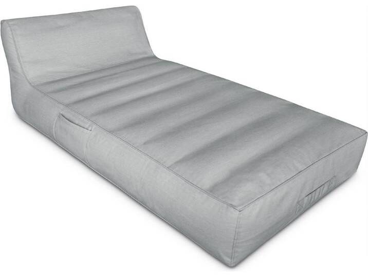 Aspero Luftmatratze Aufblasbare Lounge Liege mit Bezug, (3-St), Luftbett Luftmatratze für Wohnzimmer, Terasse oder Pool, beige grau, Grau von Aspero