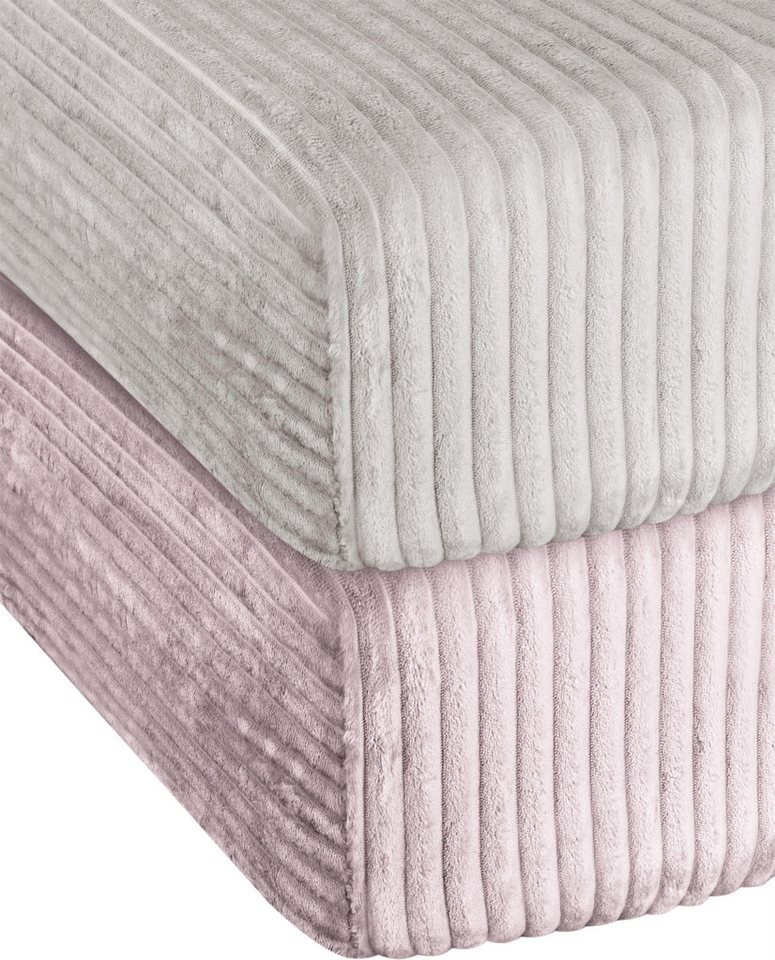 Aspero Spannbettlaken 2 Spannbettlaken aus Streifen-Flanell Parana, Flanell, Gummizug: rundum, Flauschig weich Aspero Spannbettlaken 2 Spannbettlaken aus Streifen-Flanell Parana, Flanell, Gummizug: rundum, Flauschig weich von Aspero