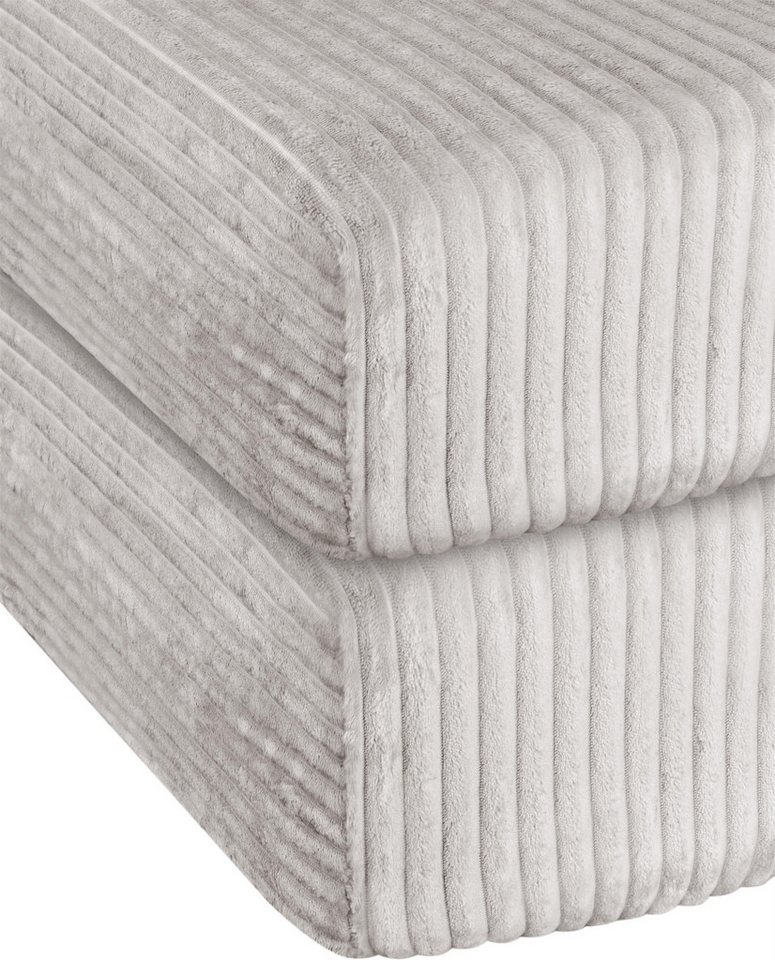 Aspero Spannbettlaken 2 Spannbettlaken aus Streifen-Flanell Parana, Flanell, Gummizug: rundum, Flauschig weich von Aspero