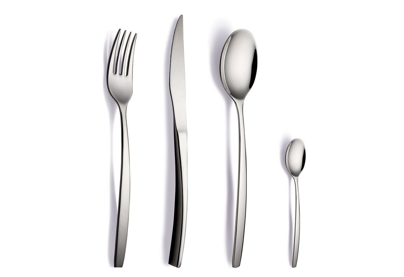 Asphald Besteck-Set Besteck Nepal Premium Set 6 Personen (24-tlg), 6 Personen, Edelstahl 18/10, Langlebig, rostfrei und spümaschinengeeignet von Asphald