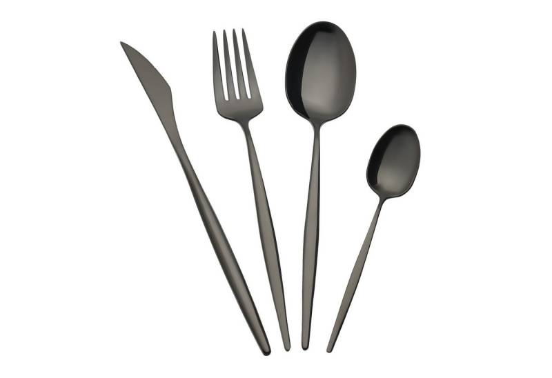 Asphald Besteck-Set Cairo Premium Besteck Set 6 Personen 24 tlg Essbesteck (24-tlg), 6 Personen, Edelstahl 18/10, Ausgewogenes Gewicht - liegt perfekt in der Hand von Asphald