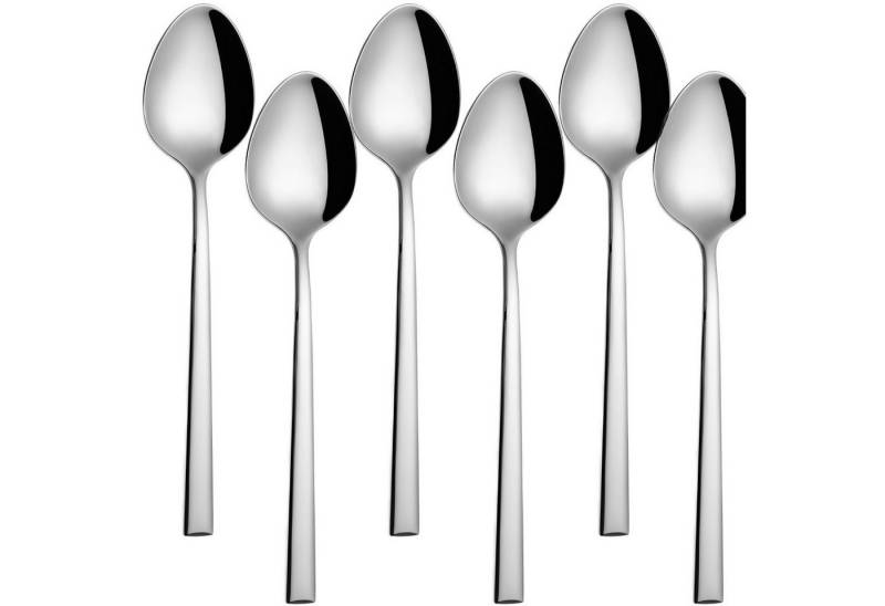 Asphald Besteck-Set Invicta Design 6er Set Menülöffel 18/10 Edelstahl (6-tlg), 6 Personen, Edelstahl 18/10, Spülmaschinenfest und Rostfrei von Asphald