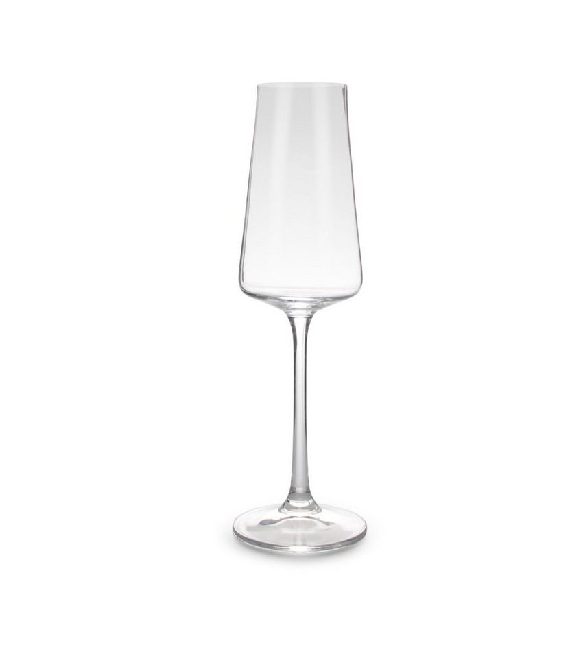 Asphald Glas 4er Set Muze Kristallglas Champagnerglas Softdrinkglas Saft Wasserglas, Schönes Design von Asphald