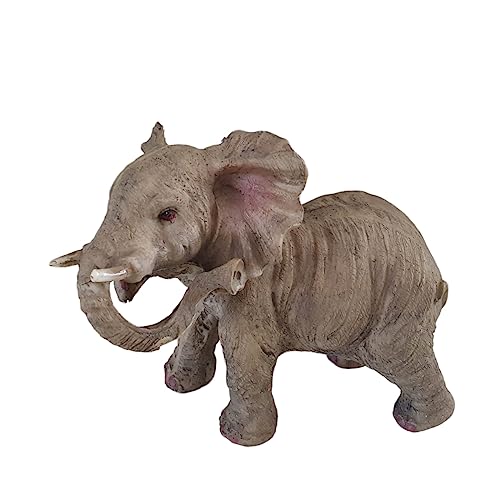 Stehende Elefant Figur 12 cm, Afrikanische Tierfigur, Elefanten Dekofigur, Deko Elefant von Aspinaworld