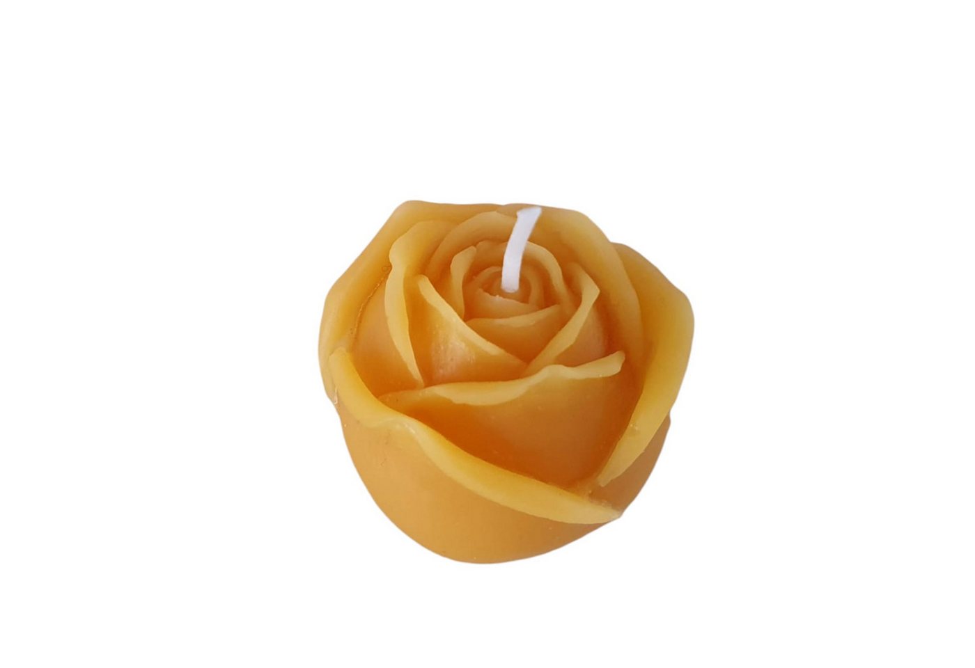 Aspinaworld Bienenwachskerze Rosen Kerze 4 cm 100% Bienenwachs von Aspinaworld