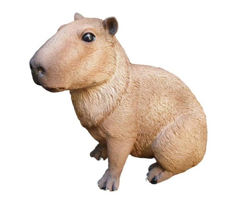 Aspinaworld Gartenfigur Gartenfigur sitzende Capybara Figur 23 cm, Capybara Deko Aspinaworld Gartenfigur Gartenfigur sitzende Capybara Figur 23 cm, Capybara Deko von Aspinaworld