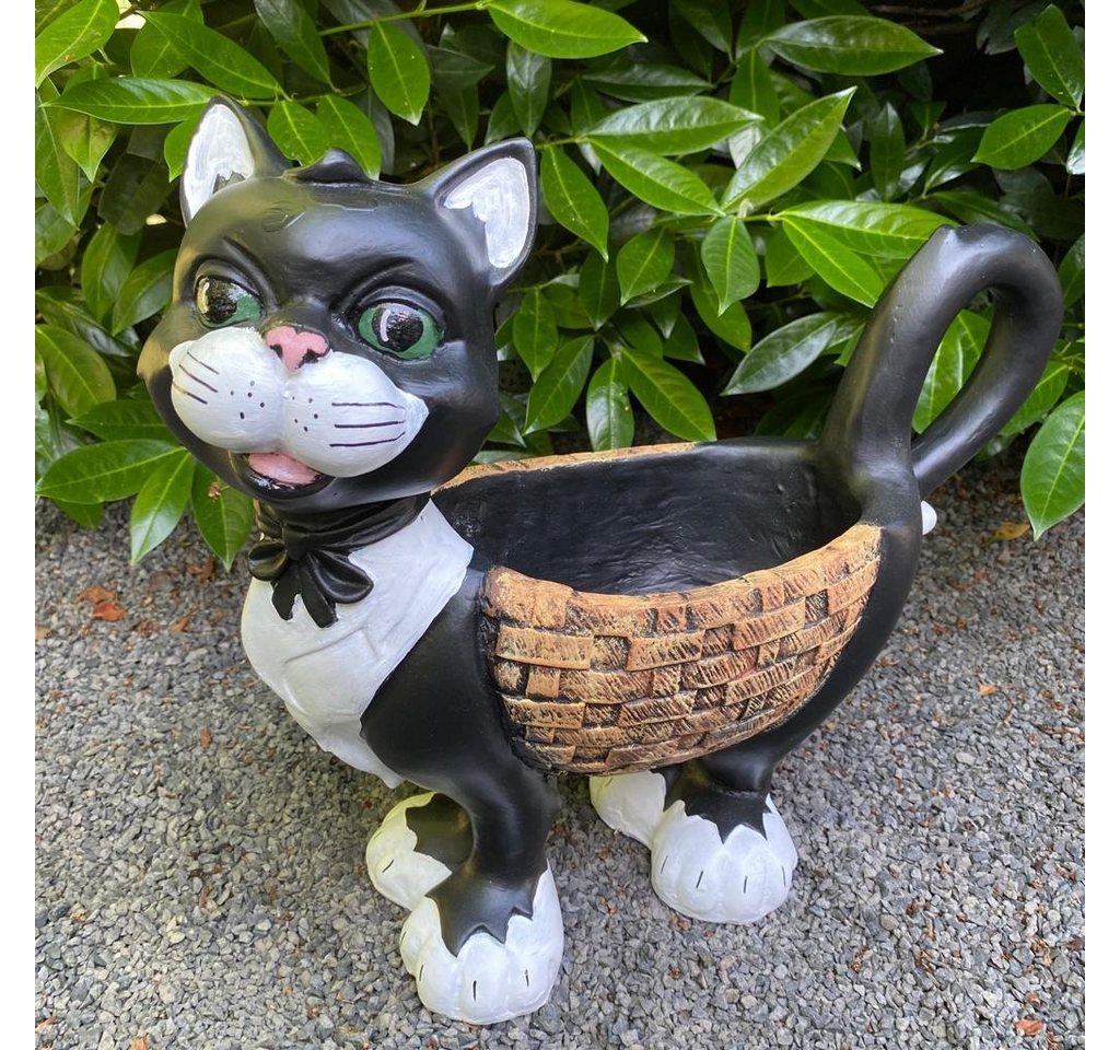 Aspinaworld Gartenfigur Katzen Figur zum bepflanzen 37 cm wtterfest von Aspinaworld