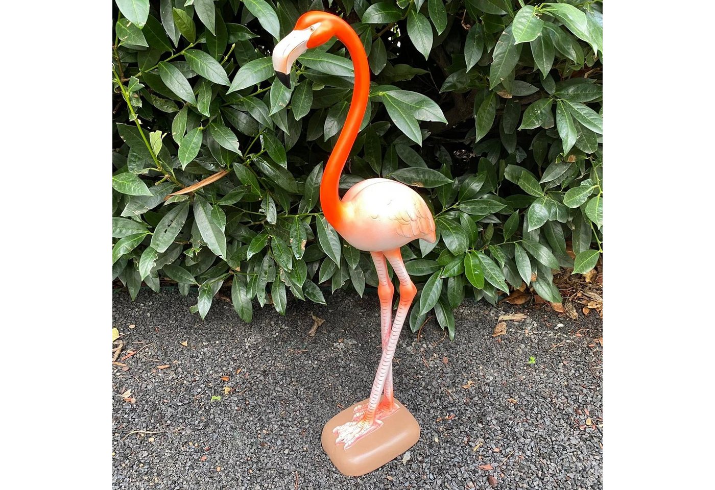 Aspinaworld Gartenfigur Rosa Flamingo Figur 65 cm wetterfest von Aspinaworld