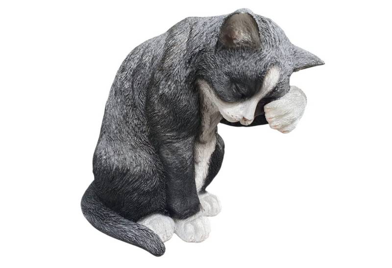 Aspinaworld Gartenfigur Sitzende Katzen Figur in schwarz mit Pfote oben 25 cm Aspinaworld Gartenfigur Sitzende Katzen Figur in schwarz mit Pfote oben 25 cm von Aspinaworld