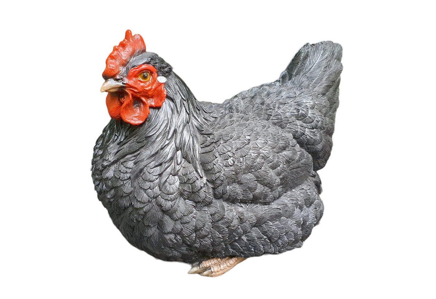 Aspinaworld Gartenfigur Sitzende schwarze Huhn Figur 21 cm, Figur für den Garten Aspinaworld Gartenfigur Sitzende schwarze Huhn Figur 21 cm, Figur für den Garten von Aspinaworld