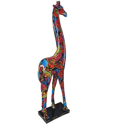 Aspinaworld Street Art Giraffen Figur Graffiti Style 47 cm, Dekofigur, Wohnzimmer Deko, Skulptur von Aspinaworld