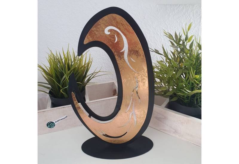 Aspinaworld Teelichthalter Metall Teelichthalter halb Mond 30 cm von Aspinaworld