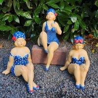 Gartenfigur Badenixe Figuren Im 3 Er Set 16 cm Gartenfigur Badenixe Figuren Im 3 Er Set 16 cm von Aspinaworld