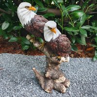 Gartenfigur Zwei Weißkopfseeadler Figuren Auf Einem Stamm 33 cm Wetterfeste Gartendeko Aus Kunstharz Gartenfigur Zwei Weißkopfseeadler Figuren Auf Einem Stamm 33 cm Wetterfeste Gartendeko Aus Kunstharz von Aspinaworld