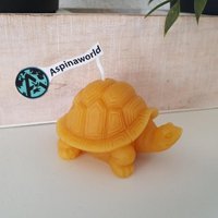 Schildkröten Kerze 4 cm 100% Bienenwachs von Aspinaworld