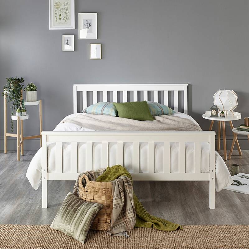 Aspire Atlantic Wooden Shaker Bed Einzelbett Schlafmöbel Holzbett Single Bett B-Ware von Aspire