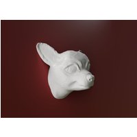 Süßes Lifesize Chihuahua Kopf Wanddeko, Einweihungsgeschenk, Kunst Taxidermie, Home Decor, Hirschkopf, Wandbehang von AspireTree