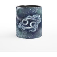 Krebs Sternzeichen Tasse Astrologie Kaffeetasse 11Oz Krebs Sternzeichen Tasse Astrologie Kaffeetasse 11Oz von AspisArtworks