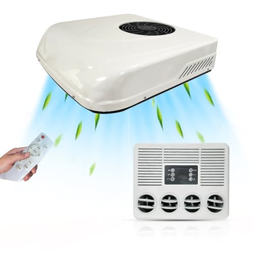 DC 12V RV Air Conditioner Rooftop Electirc parking AC Unit Fit for Motorhome RVs Trailer Truck Camper 13000BTU Double Rotor Compressor Fast Cooling DC 12V RV Air Conditioner Rooftop Electirc parking AC Unit Fit for Motorhome RVs Trailer Truck Camper 13000BTU Double Rotor Compressor Fast Cooling von Aspligo