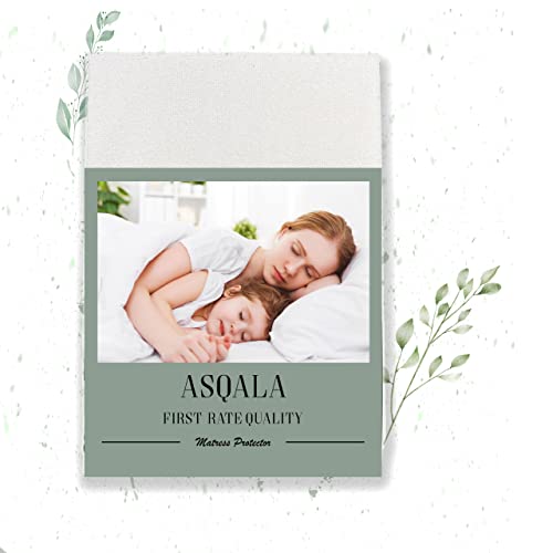 Asqala Matratzenschoner 200 x 200 cm, Waschbar, wasserdichte Matratzenauflage, mit Oeko-TEX Zertifikat, Matratzenschutz, Atmungsaktive Matratzenauflage Asqala Matratzenschoner 200 x 200 cm, Waschbar, wasserdichte Matratzenauflage, mit Oeko-TEX Zertifikat, Matratzenschutz, Atmungsaktive Matratzenauflage von Asqala