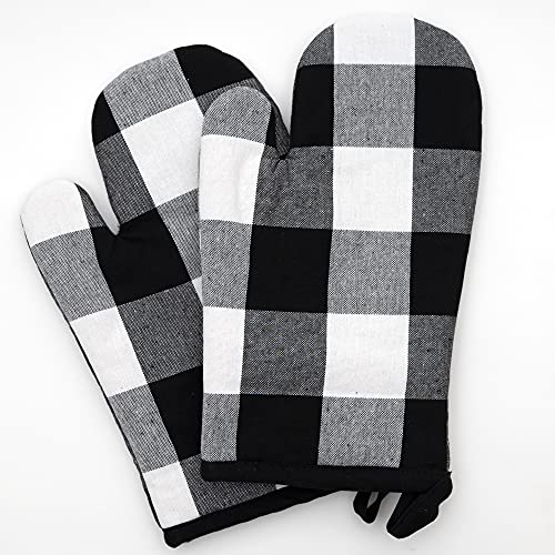 Ofenhandschuh Set - 2X Backofenhandschuhe aus 100% Baumwolle - Praktisches Topfhandschuhe Set Oven Gloves - Kochhandschuhe hitzebeständig von Asquare