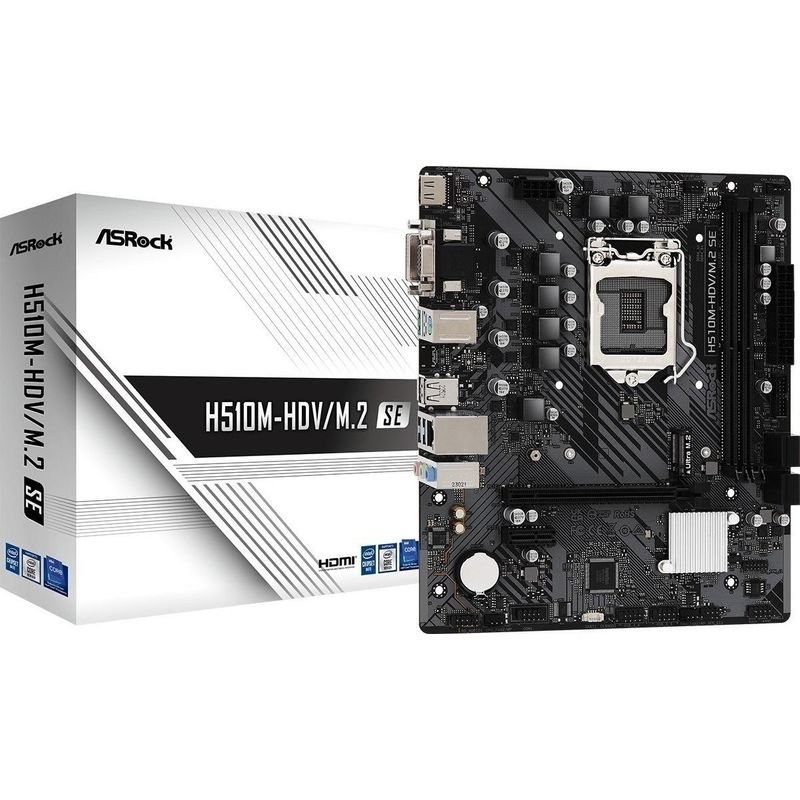 B-Ware As Rock H510 M Hdv M2 Se Mainboard Platine Motherboard Lga1200 Sockel H470 Usb 3.2 B-Ware As Rock H510 M Hdv M2 Se Mainboard Platine Motherboard Lga1200 Sockel H470 Usb 3.2 von Asrock