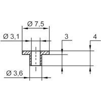 Assmann WSW V5816 Isolierbuchse Außen-Durchmesser: 7.5 mm, 3.6mm Innen-Durchmesser: 3.1mm Assmann WSW V5816 Isolierbuchse Außen-Durchmesser: 7.5 mm, 3.6mm Innen-Durchmesser: 3.1mm von Assmann WSW