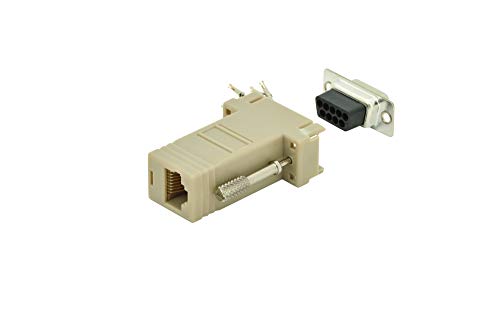 DIGITUS D-Sub 9 zu RJ45 Adapter - Kupplung zur Selbst-Assemblierung - Stecker zu Buchse - RS-232 - RS-485 - PVC-Gehäuse. DIGITUS D-Sub 9 zu RJ45 Adapter - Kupplung zur Selbst-Assemblierung - Stecker zu Buchse - RS-232 - RS-485 - PVC-Gehäuse. von DIGITUS