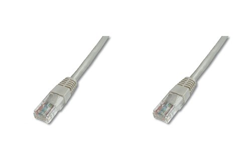 ASSMANN Patchkabel RJ45 U/UTP Cat5e 0,50m grau von ASSMANN