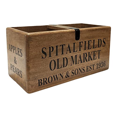 Assorted Collections Rustikale antike Vintage Spitalfields Holzkisten Kisten von Assorted Collections