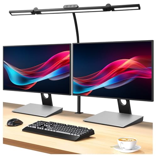 Asstikoo LED Schreibtischlampe Dimmbar, 24W Faltbar Schreibtisch Lampe Klemmbar Homeoffice Monitor Lampe Desk Lamp Bürolampe 5 Farbtemperaturen und Helligkeitsstufen Asstikoo LED Schreibtischlampe Dimmbar, 24W Faltbar Schreibtisch Lampe Klemmbar Homeoffice Monitor Lampe Desk Lamp Bürolampe 5 Farbtemperaturen und Helligkeitsstufen von Asstikoo