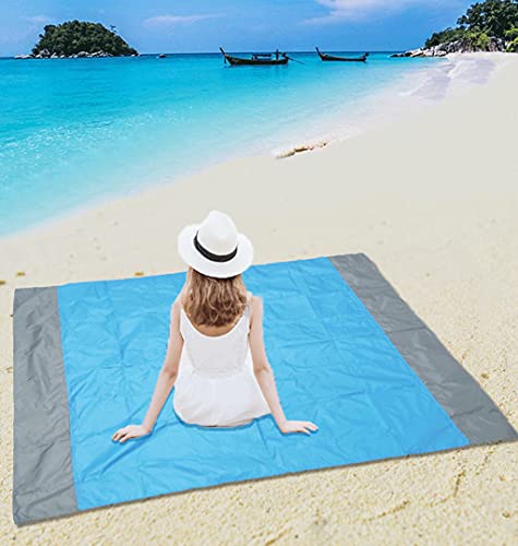 AstarFavor Picknickdecke 200 x 210 cm,Faltbare tragbare Stranddecke Stranddecke Wasserdicht, mit 4 x Befestigung Ecken und 1 x Karabinerhaken Für Outdoor Aktivitäten, Reisen, Camping. von AstarFavor