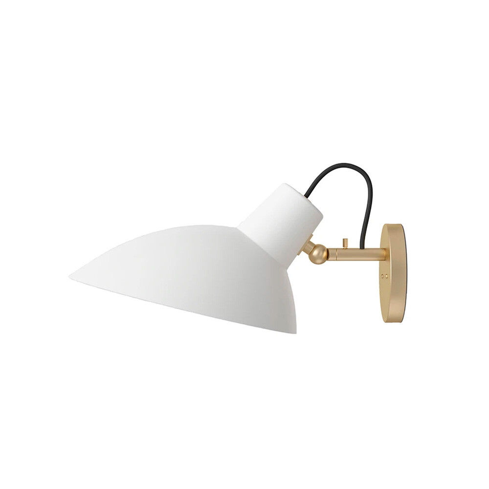 Astep - VV Cinquanta Wandleuchte Brass/White von Astep