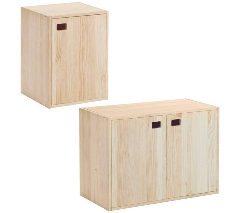Astigarraga Kit Line Beistellschrank Kommode Massiv - Dinamic, Schrank mit 1 oder 2 Türen, Sideboard Kiefer Astigarraga Kit Line Beistellschrank Kommode Massiv - Dinamic, Schrank mit 1 oder 2 Türen, Sideboard Kiefer von Astigarraga Kit Line